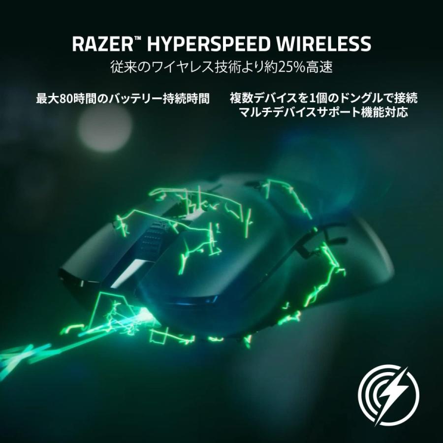 Razer Viper V2 Pro Black 超軽量ゲーミングマウス 高速ワイヤレス 高精度 30000DPI グリップテープ同梱｜techlife｜05