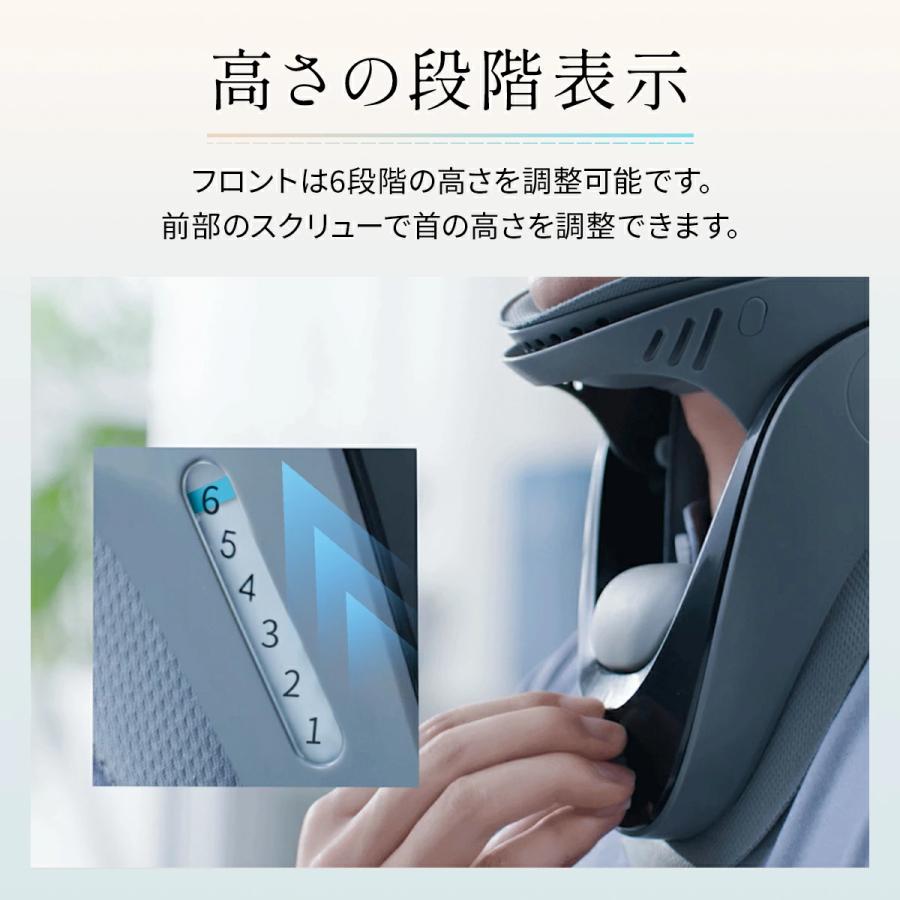 ストレートネック Techlove ネックストレッチャー新仕様 ネックサポーター 首コルセット 首サポーター 高さ調節可 伸ばす 男女兼用 軽量 |  | 04