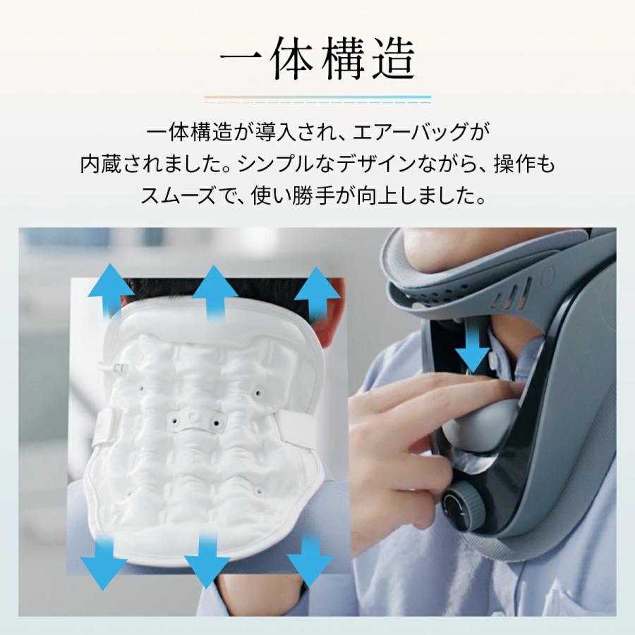 ストレートネック Techlove ネックストレッチャー新仕様 ネックサポーター 首コルセット 首サポーター 高さ調節可 伸ばす 男女兼用 軽量 |  | 05