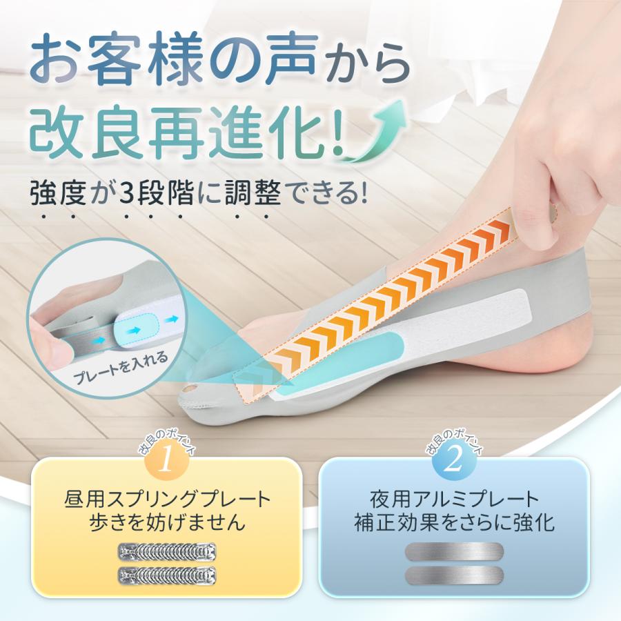 「在庫一掃」外反母趾 靴下 外反母趾 医師監修 サポーター 親指 2枚入り足指 固定 痛み 扁平足 予防 外反母趾 対策 |  | 03