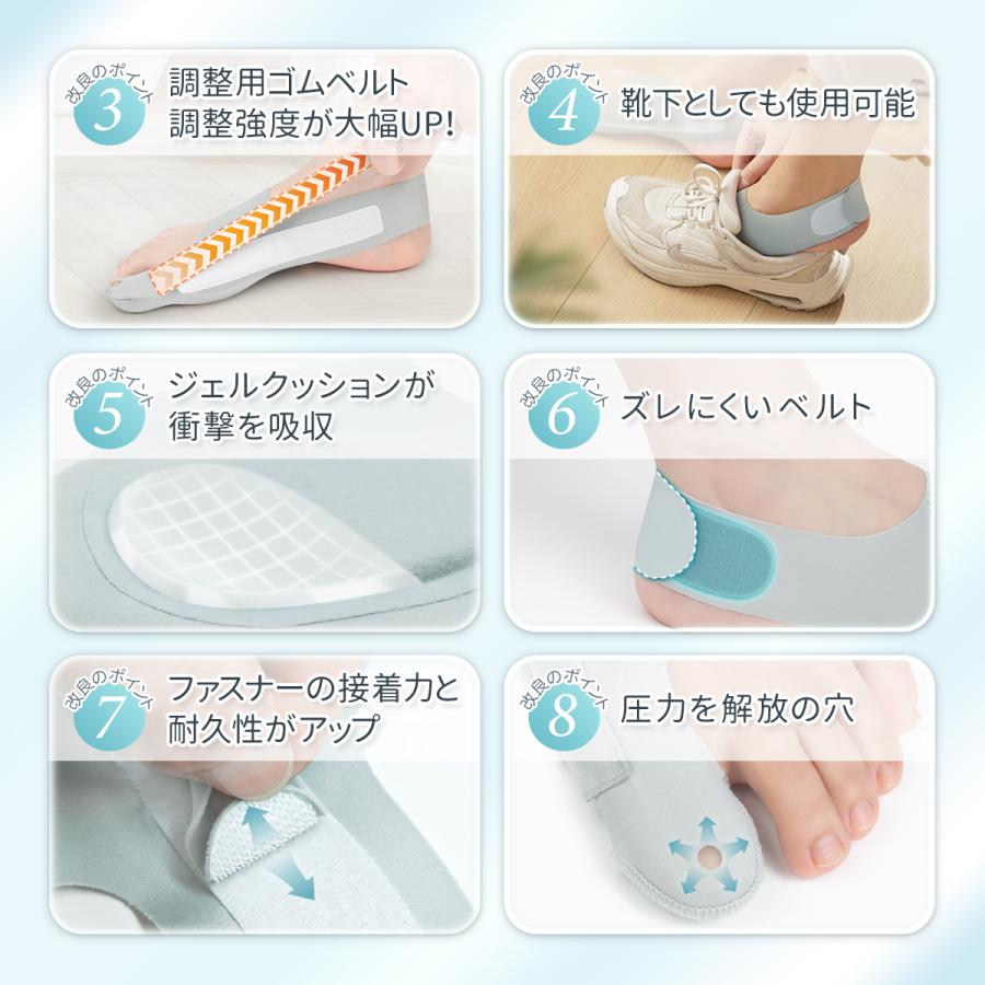 「在庫一掃」外反母趾 靴下 外反母趾 医師監修 サポーター 親指 2枚入り足指 固定 痛み 扁平足 予防 外反母趾 対策 |  | 04