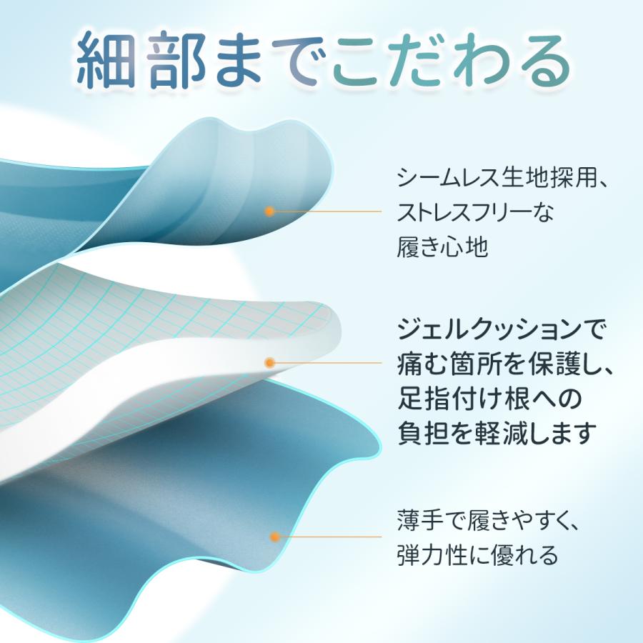 「在庫一掃」外反母趾 靴下 外反母趾 医師監修 サポーター 親指 2枚入り足指 固定 痛み 扁平足 予防 外反母趾 対策 |  | 05