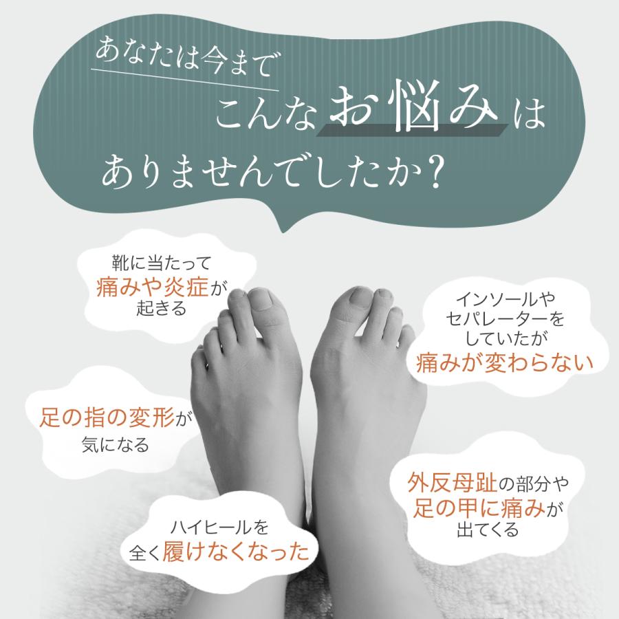 在庫一掃」TENICORE 外反母趾・内反小趾サポーター外反母趾サポーター