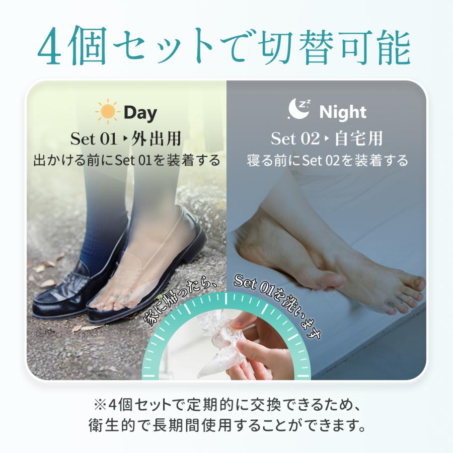 4個セット・調整シリコン棒付き】Tenicore 小指サポーター 三本