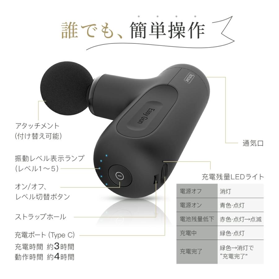 Techlove CuteX ハンディガン 筋膜リリース マッサージガン