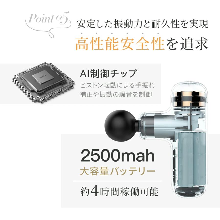 Techlove CuteX ハンディガン 筋膜リリース マッサージガン マッサージ器 肩たたき マッサージ器 軽量父の日 母の日 プレゼント 人気 敬老の日 プレゼント |  | 12