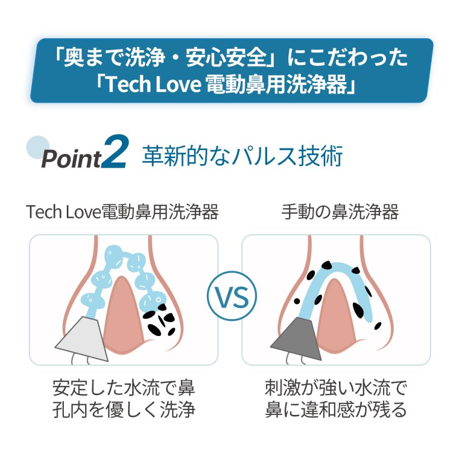 ラッピング無料 Tech Love 鼻洗浄器 医療機器 電動 効果 鼻洗浄器具 副鼻腔炎 鼻うがい器具 風邪 花粉症 対策 鼻炎 予防 簡単 鼻づまり 解消 母の日 ギフト プレゼント Wantannas Go Id