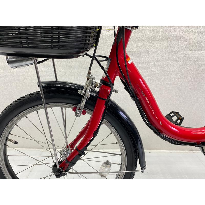 電動アシスト自転車】ヤマハ PAS City-C レッド バッテリー8.7Ah