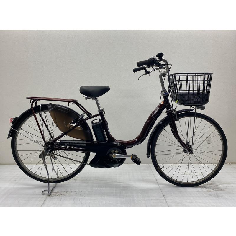 中古】ヤマハ パスナチュラ 色：ブラウン 26インチ 8.7Ah バッテリー  