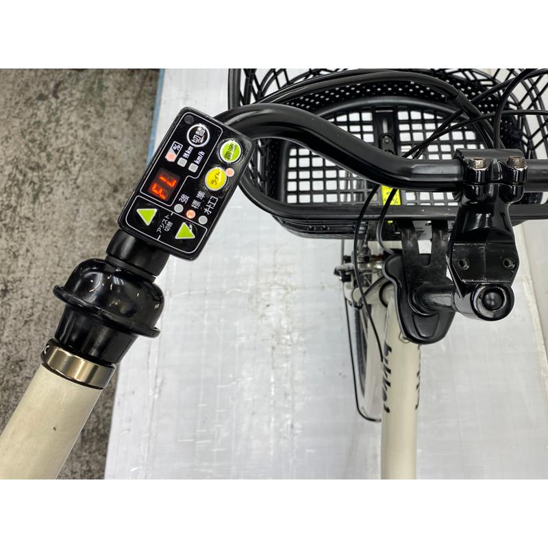 中古】ブリヂストン ビッケ2 色：ホワイト 20インチ 8.7Ah バッテリー 