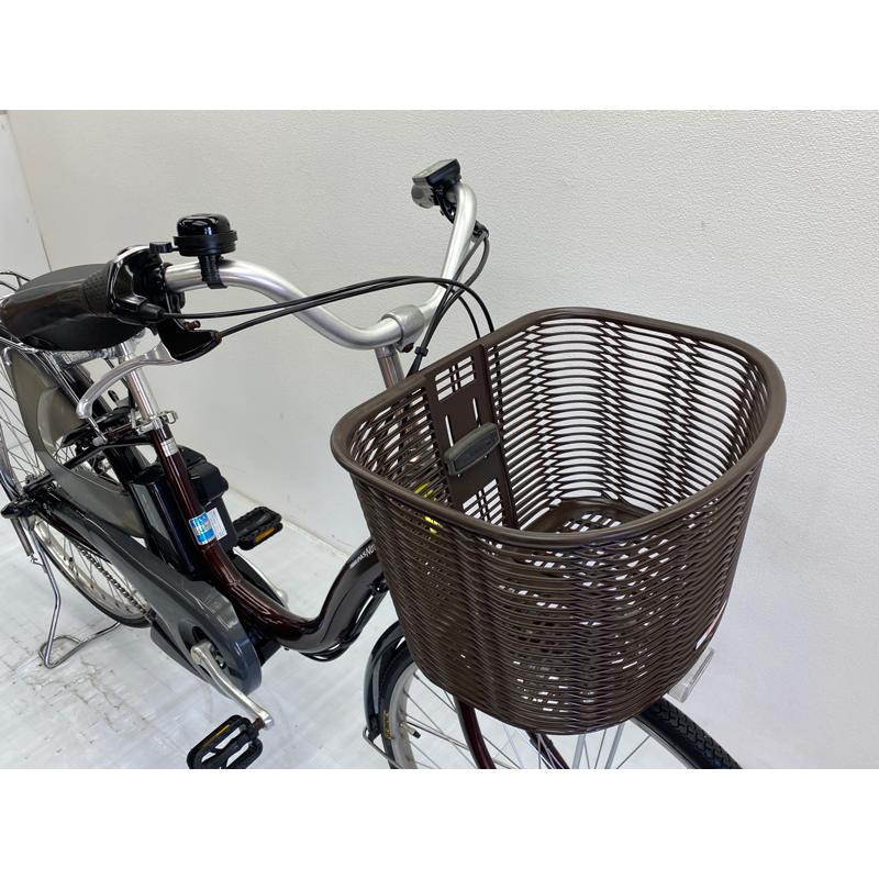 中古】ヤマハ パスナチュラ 色：ブラウン 26インチ 8.7Ah バッテリー 