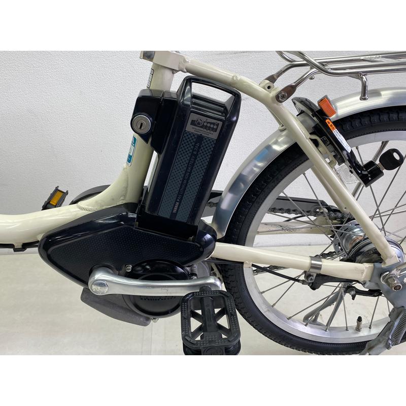 【電動アシスト自転車 中古】ヤマハ パスシオン 色：ホワイト 20インチ 8.7Ah バッテリー 充電器付※西濃運輸支店止め配送商品
