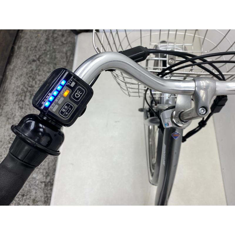 電動アシスト自転車 中古】ブリヂストン フロンティア 色：シルバー 26 