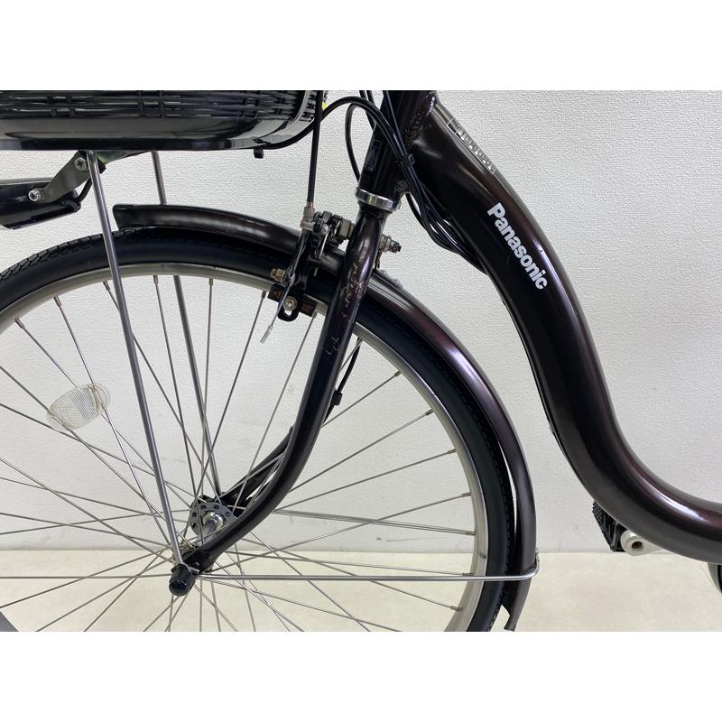 電動アシスト自転車 中古】パナソニック ティモ 色：ブラウン 26インチ 