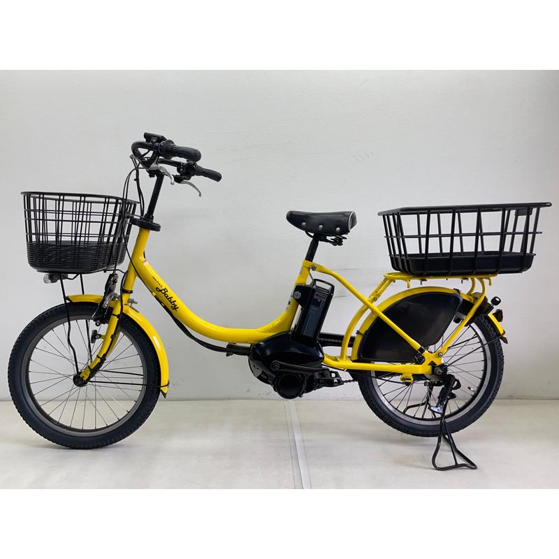 イエロー 電動アシスト自転車 前バスケット付き YAMAHA（ヤマハ） 【電動アシスト自転車 中古】ヤマハ パスバビー 色