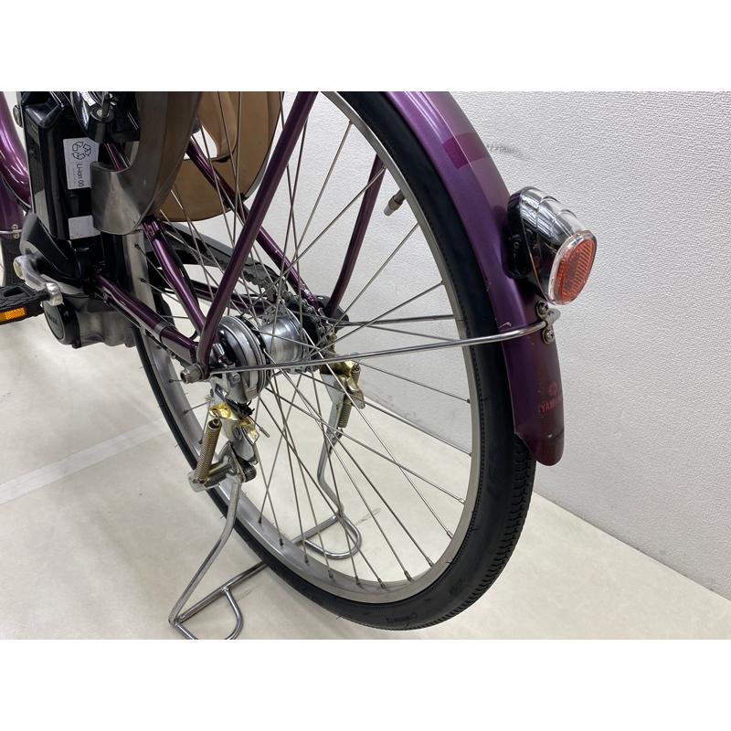 B980★整備済み　中古電動自転車　PASナチュラ　パープル　8.7Aｈバッテリー良好★【26インチ】 YAMAHA（ヤマハ） 【電動アシスト自転車 中古】ヤマハ パスナチュラ 色