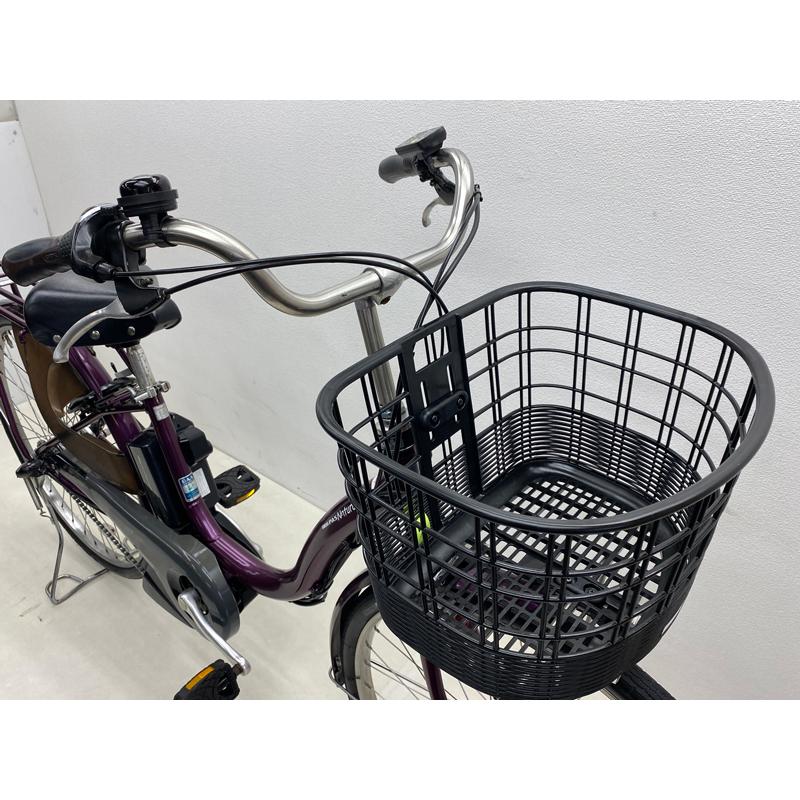 B980★整備済み　中古電動自転車　PASナチュラ　パープル　8.7Aｈバッテリー良好★【26インチ】 YAMAHA（ヤマハ） 【電動アシスト自転車 中古】ヤマハ パスナチュラ 色