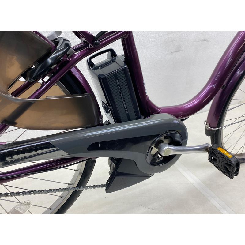 B980★整備済み　中古電動自転車　PASナチュラ　パープル　8.7Aｈバッテリー良好★【26インチ】 YAMAHA（ヤマハ） 【電動アシスト自転車 中古】ヤマハ パスナチュラ 色