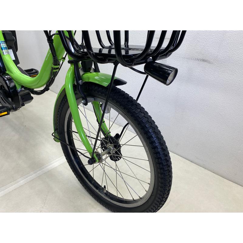 電動アシスト自転車 中古】ヤマハ パスバビー 色：グリーン 20