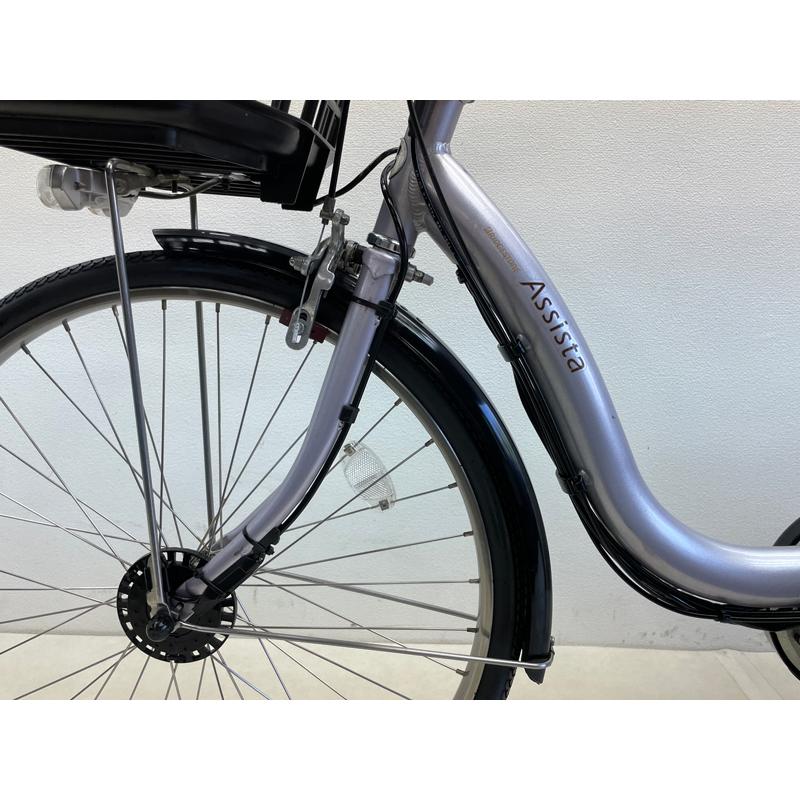 【83】電動自転車 ブリヂストン Assista パープル 24インチ フロンティアデラックス ブリヂストン(BRIDGESTONE) 電動自転車・電動