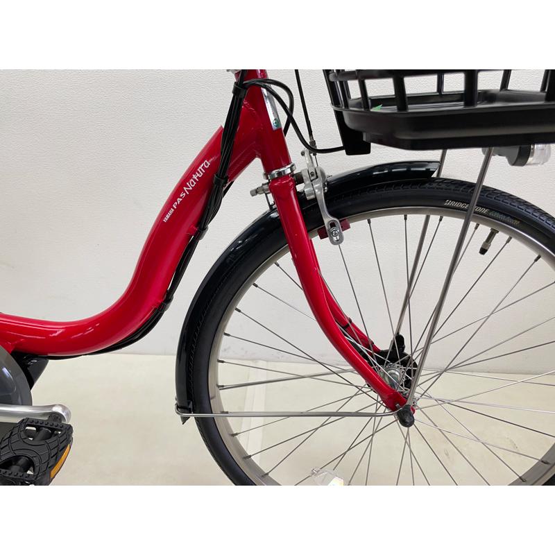 YAMAHA 【電動アシスト自転車 中古】ヤマハ パスナチュラ 色：レッド