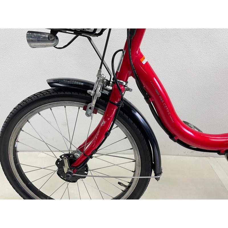 YAMAHA 【電動アシスト自転車 中古】ヤマハ パスシティC 色：レッド 20
