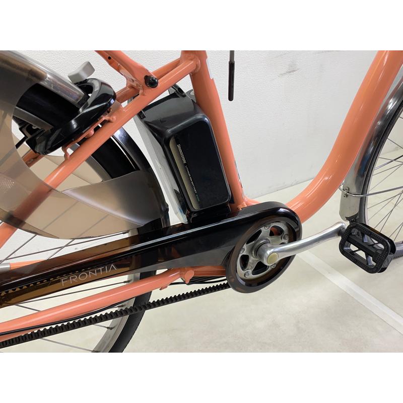 大阪府　ブリヂストン　オレンジ色 電動アシスト自転車 シティタイプ 大阪府 ブリヂストン オレンジ色 電動アシスト自転車 シティ