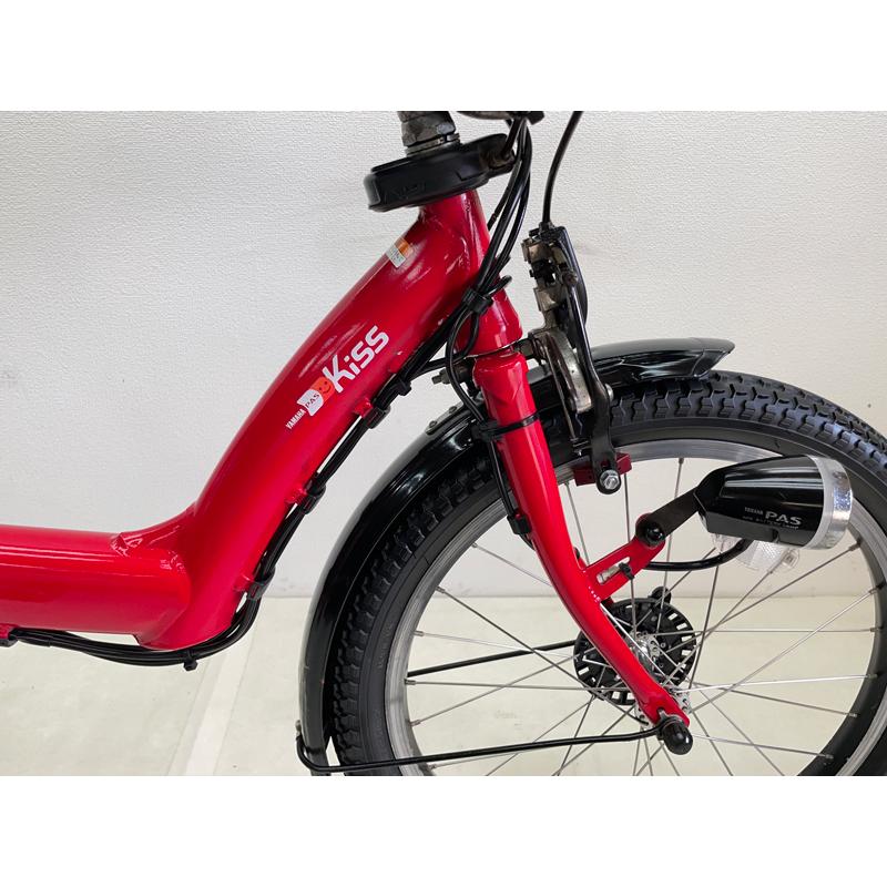 関西限定大阪府内配達無料中古ヤマハ電動自転車バッテリー8.9Ahレッド