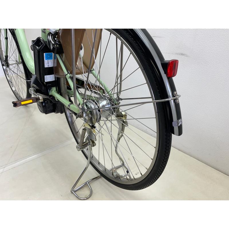 中古ブリヂストン アシスタ ファイングリーン 26インチホイールセット