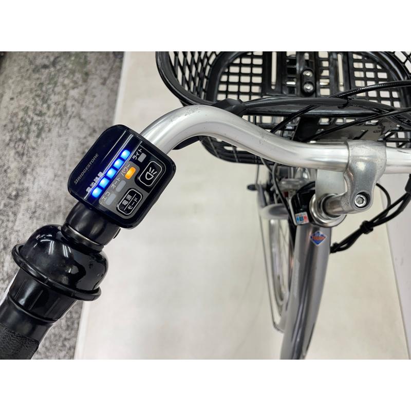 電動アシスト自転車 中古】ブリヂストン フロンティア 色：シルバー 26 
