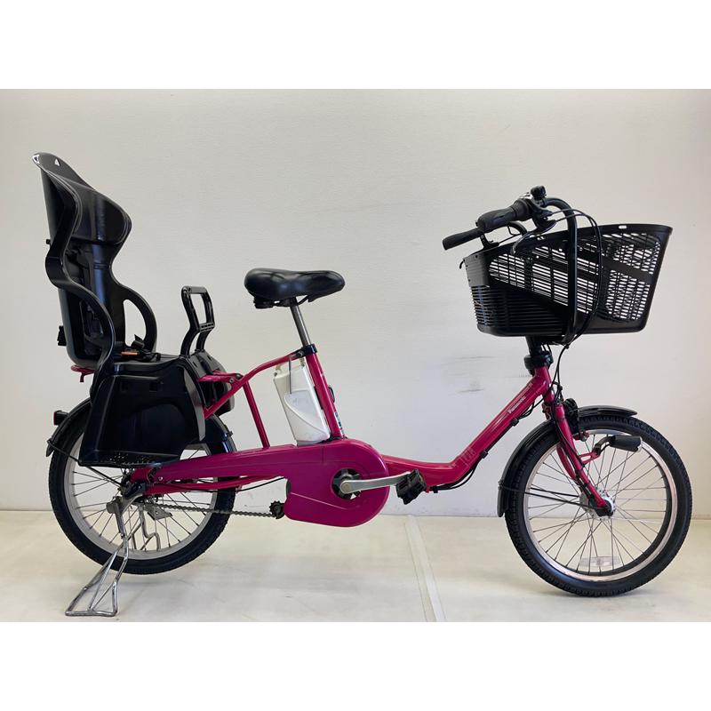電動自転車パナソニック ギュット 子供乗せ 20インチ ピンク 3人乗り用チャイルドシート付きギュット・クルーム・DX パナソニック