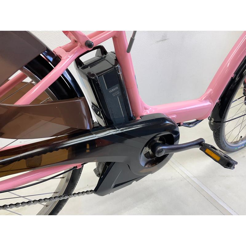 YAMAHAヤマハ電動アシスト自転車26インチ バッテリー12.3Ah ピンク YAMAHA（ヤマハ） 【電動アシスト自転車 中古】ヤマハ パスキス 色