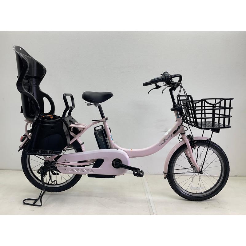 C720★整備済み　中古電動自転車　BS　アシスタ　ピンク　8.9Ahバッテリー新品付き★【20インチ】 神戸在庫）電動自転車 ブリヂストン アシスタミニ ピンク 20インチ