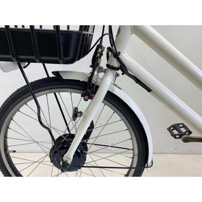 【電動アシスト自転車 中古】ブリヂストン ビッケ 色：ホワイト 24インチ 8.0Ah バッテリー 充電器付※西濃運輸支店止め配送商品 | BRIDGESTONE | 12