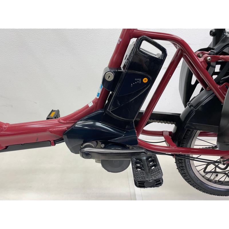 電動アシスト自転車 シティタイプ レッド バッテリー１６ah Panasonic（パナソニック） 【電動アシスト自転車 中古】パナソニック