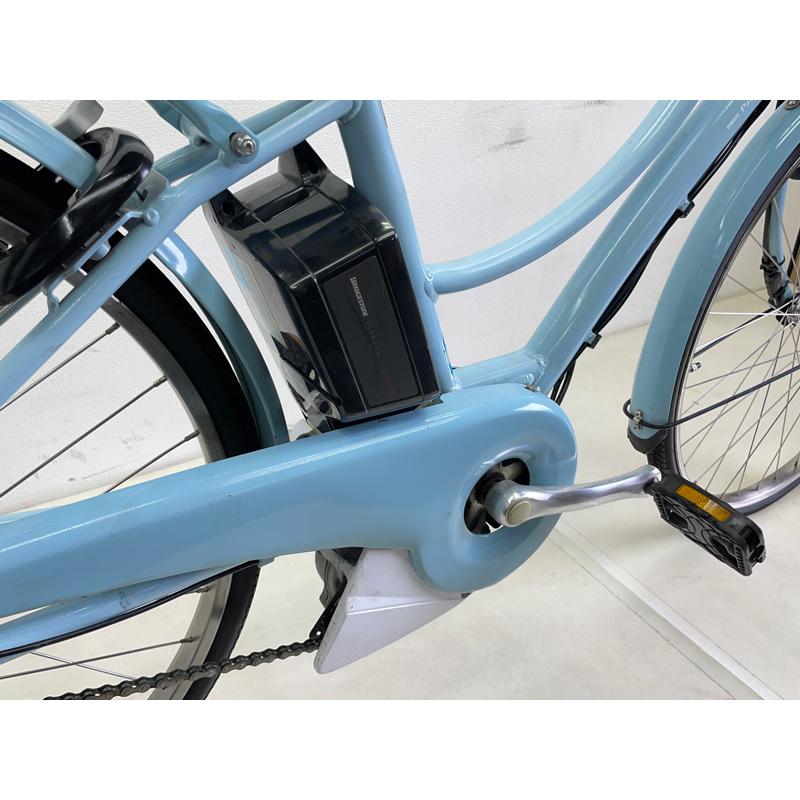 YAMAHAヤマハ電動アシスト自転車26インチ 大容量12.3Ah ブルー 電動自転車 ヤマハ PAS With 26インチ 水色 12.3ah 2017年頃 前後