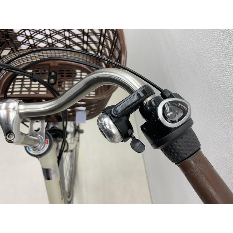 【電動アシスト自転車 中古】パナソニック ビビSX 色：ホワイト 26インチ 6.6Ah バッテリー 充電器付※西濃運輸支店止め配送商品の画像