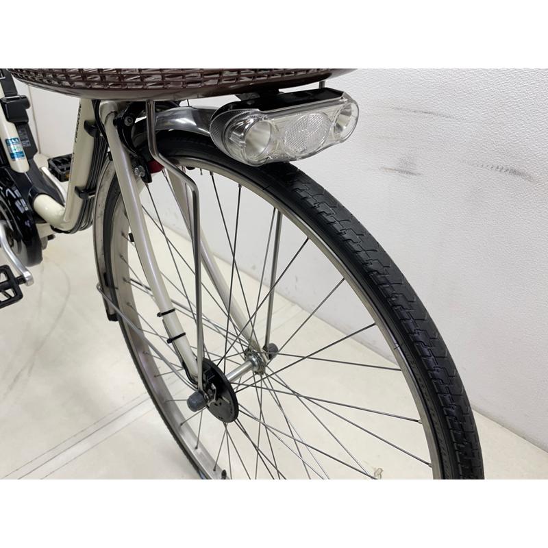 【電動アシスト自転車 中古】パナソニック ビビSX 色：ホワイト 26インチ 6.6Ah バッテリー 充電器付※西濃運輸支店止め配送商品の画像