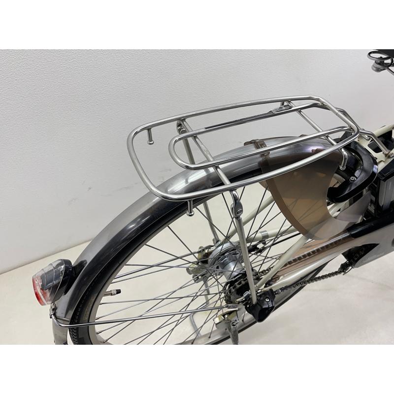 【電動アシスト自転車 中古】パナソニック ビビSX 色：ホワイト 26インチ 6.6Ah バッテリー 充電器付※西濃運輸支店止め配送商品の画像