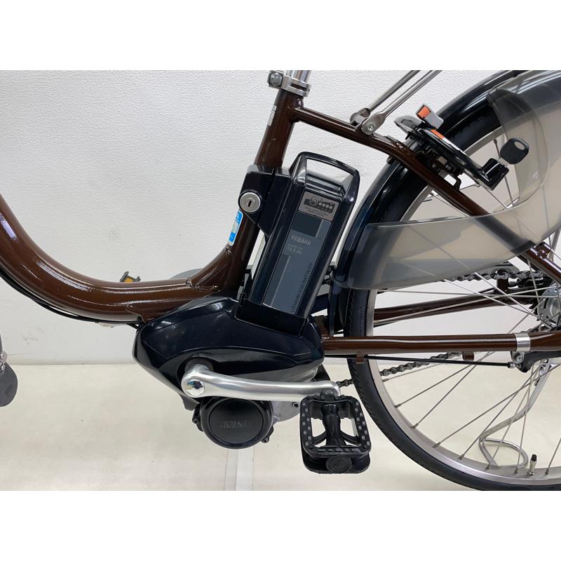 ヤマハ電動アシスト自転車26インチ バッテリー大容量12.3Ahブラウン YAMAHA（ヤマハ） 【電動アシスト自転車 中古】ヤマハ パスチア 色