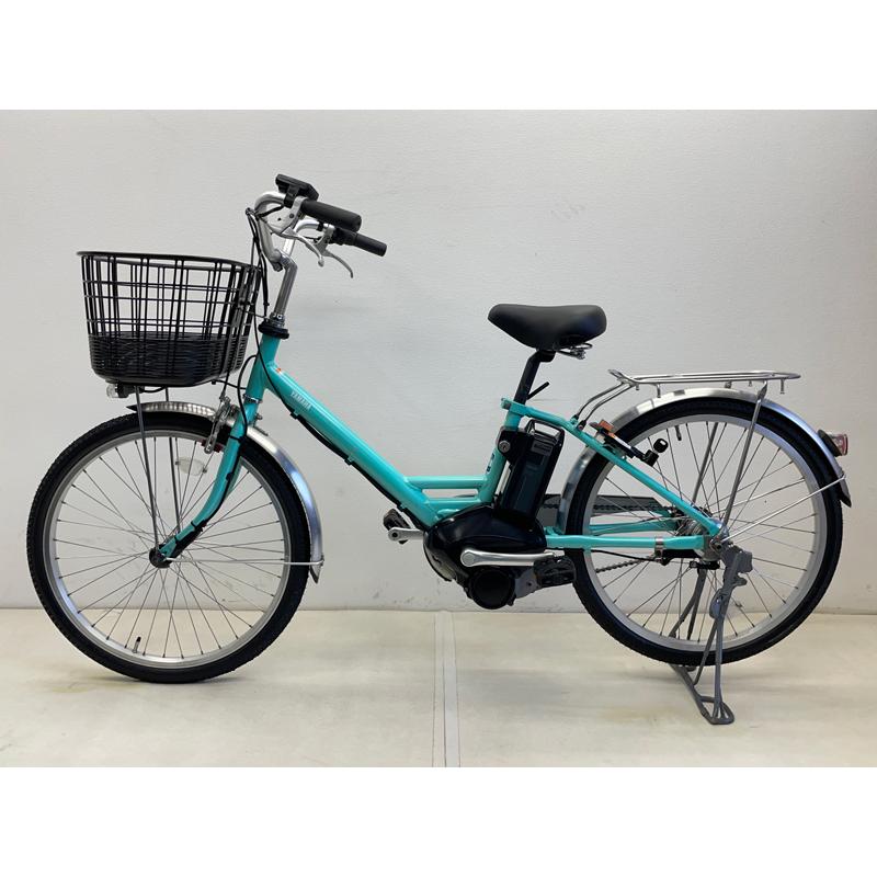 ヤマハ電動アシスト自転車24インチ バッテリー12.3Ahブルー YAMAHA（ヤマハ） 【電動アシスト自転車 中古】ヤマハ パスシオン 色