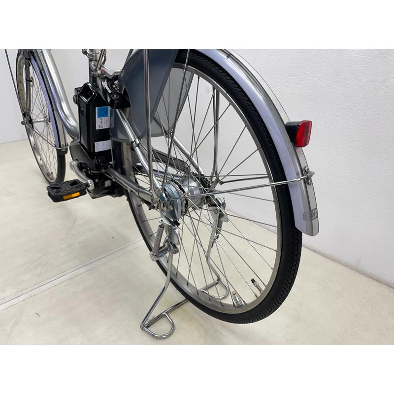 中古電動自転車 ブリヂストン アシスタ 26インチ シルバー　横浜 №3748 BRIDGESTONE（ブリヂストン） 【電動アシスト自転車 中古