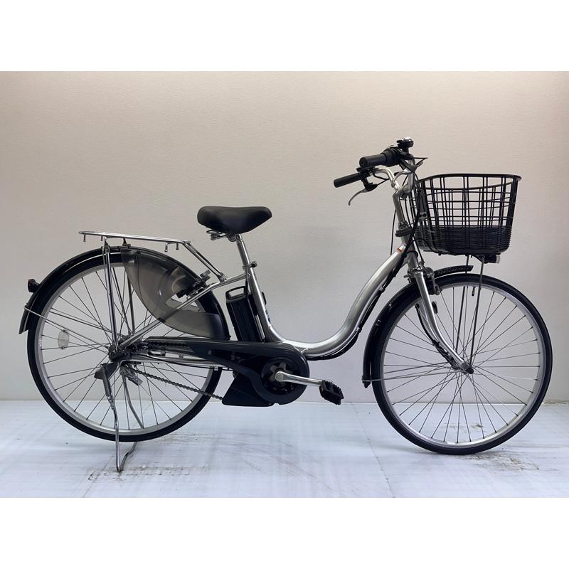 電動自転車 26インチ バッテリー 充電器 付き 3変速 シルバー 配達可能