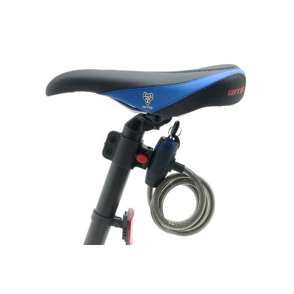 自転車 ワイヤー錠 ワンタッチ脱着式! |  | 02