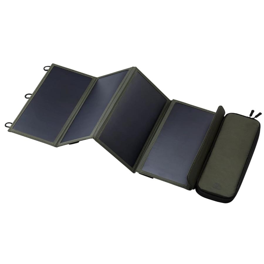 ELECOM（エレコム） ソーラー充電器 NESTOUT SOLAR-1 4枚パネル 28W