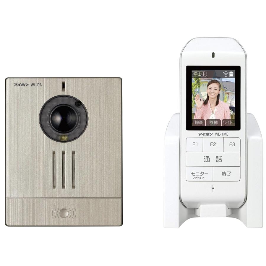 アイホン WL-11 ワイヤレステレビドアホン 子機電池式 配線工事不要 親