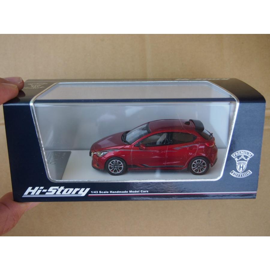 ハイストーリー 1/43 マツダ デミオ MAZDASPEED SPORTY PACKAGE (2014) ソウルレッドプレミアムメタリック HS114RE Hi-story｜techno-hobby-center