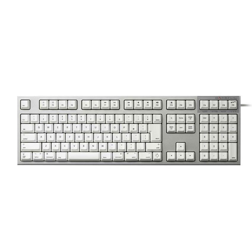 東プレ Realforce Sa For Mac キーボード 英語配列114キー All 30g かな無し 静音モデル ホワイト 15倍ポイント Purrworld Com