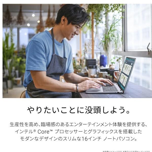 10000円キャッシュバック DELL｜デル ノートパソコン Dell 16(DC16250) プラチナシルバー ND46-FWM3SC [16.…の画像