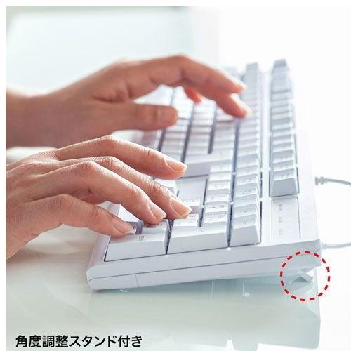 安い購入 20個セット サンワサプライ USB接続キーボード 日本語109キー(ホワイト) SKB-109UW 15倍ポイント